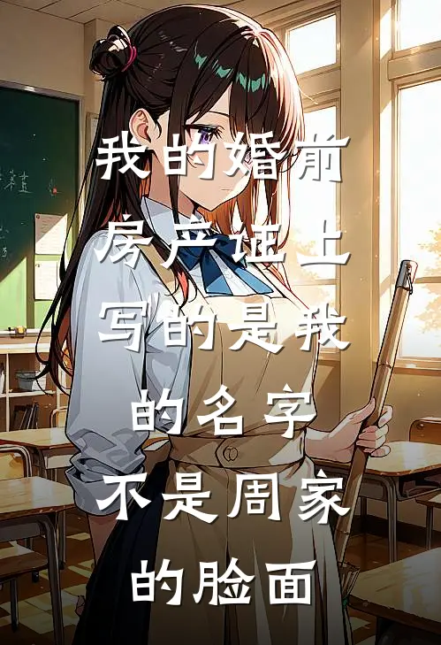 我的婚前房产证上，写的是我的名字，不是周家的脸面