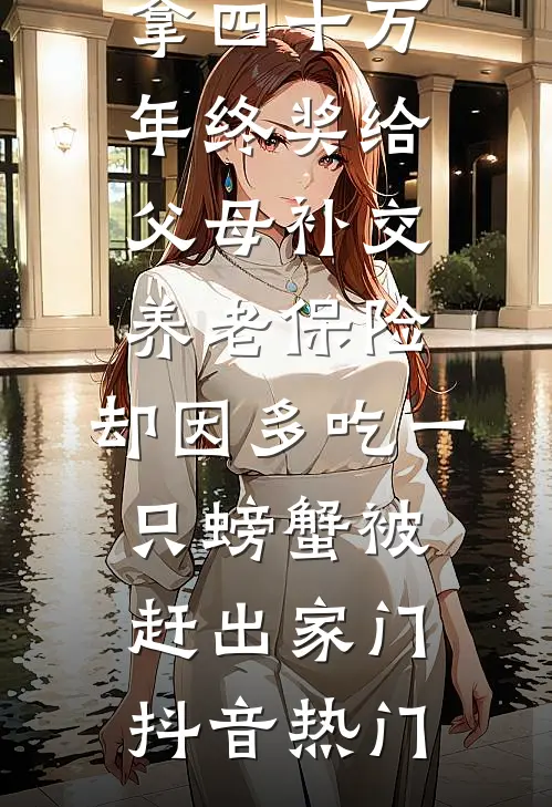 拿四十万年终奖给父母补交养老保险，却因多吃一只螃蟹被赶出家门抖音热门
