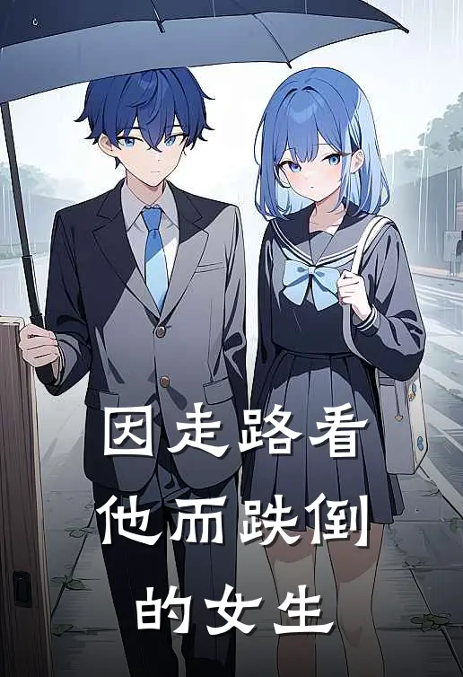 因走路看他而跌倒的女生